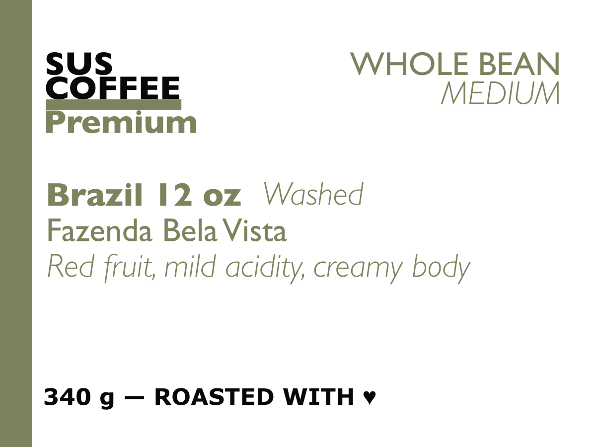 Brazil Fazenda Bela Vista 12 oz Whole